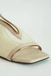 Shop_Sana K luxurious Footwear_Beige Shark Net Heels 