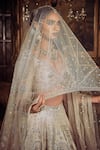 Buy_MATSYA_Off White Blouse And Lehenga Raw Silk Embroidery The Kamalbagh Aurum Bridal Set 