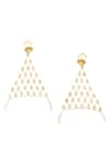 Shop_MAISARA JEWELRY_Gold Plated Pearl Chandraswaroopa Embellished Haathphool- Set Of 2 _at_Aza_Fashions