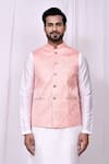 Arihant Rai Sinha White Silk Embroidery, Mirrors Bundi Kurta Set at Aza Fashions Arihant Rai Sinha_White Silk Embroidery, Mirrors Bundi Kurta Set _at_Aza_Fashions