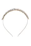 Shop Bijoux By Priya Chandna Silver Crystal Stone Embellished Hairband Online at Aza Fashions Shop_Bijoux By Priya Chandna_Silver Crystal Stone Embellished Hairband _Online_at_Aza_Fashions