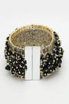 Buy_Bijoux By Priya Chandna_Black Crystals Midnight Bracelet 