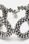 Buy_Bijoux By Priya Chandna_Silver Plated Crystals Bead Embellished Loop Bracelet _Online_at_Aza_Fashions