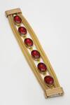 Buy_Bijoux By Priya Chandna_Red Crystals Stone Link Bracelet 
