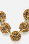 Buy_Bijoux By Priya Chandna_Gold Plated Crystal Dazzling Donut Shaped Choker _Online_at_Aza_Fashions