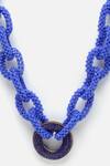 Buy_Bijoux By Priya Chandna_Blue Crystal Embellished Link Necklace _Online_at_Aza_Fashions