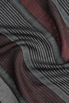 SHINGORA_Maroon Woven Stripe Bicolour Shawl-Set of 2 _Online