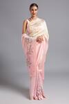 Buy_Akutee_Pink Pure Silk Chanderi Prakriti Ombre Saree With Unstitched Blouse Piece _at_Aza_Fashions