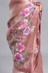 Buy_Akutee_Pink Pure Tissue Embroidery Urmila Sequin Saree With Unstitched Blouse Piece _Online_at_Aza_Fashions