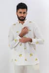 Buy_Vaani Beswal_Moonlight Applique Embroidered Shirt _at_Aza_Fashions