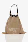 Outhouse_The Poppi Mesh Embellished Bucket Bag 