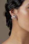 Buy_Karisa Designs_Floral Shaped Studs _at_Aza_Fashions