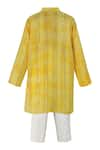 Shop_MINIME ORGANICS_Lace Embellished Kurta Pyjama Set _at_Aza_Fashions