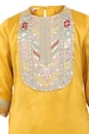 Shop_MINIME ORGANICS_Lace Embellished Kurta With Salwar _Online_at_Aza_Fashions