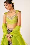 Aayushi Maniar_Maitreyi Floral Patterned Lehenga Set _Online_at_Aza_Fashions