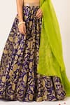 Aayushi Maniar_Maitreyi Floral Patterned Lehenga Set _at_Aza_Fashions