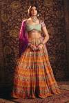 Buy_Aayushi Maniar_Shakuntala Crystals Embroidered Lehenga Set _at_Aza_Fashions