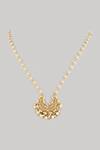 Shop_Karisa Designs_Pearl Embellished Pendant Necklace _at_Aza_Fashions