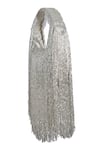 Buy_Samyukta Singhania_Silver Cutdana And Bead Tassel Embellished Clutch Bag _Online_at_Aza_Fashions