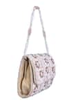 Buy_Samyukta Singhania_Pink Sequin And Pearl Blossom Sling Bag _Online_at_Aza_Fashions