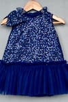 Label Neeti_Blue Embellished Dress _Online_at_Aza_Fashions