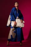 Buy_Stoique_Off White Patchwork Embrodiered Oversized Clutch _at_Aza_Fashions