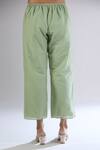 Shop_Peachoo_Green Moss Plain Straight Pant _Online_at_Aza_Fashions