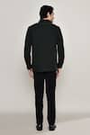 Shop_Arihant Rai Sinha_Black Cotton Tape Embellished Shirt _at_Aza_Fashions