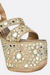 Buy_Sko_Gold Mirrors, Zari Hour Embroidered Platform Heels