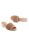 Shop_SKO_Beige Woven Lily Strap Heels _at_Aza_Fashions