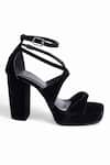 Buy_SKO_Black Plain Monica Strappy Heels _Online_at_Aza_Fashions