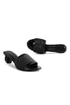 Shop_SKO_Black Camila Braided Strap Mules _at_Aza_Fashions