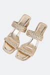 Shop_SKO_Gold Eva Braided Strap Heels _at_Aza_Fashions