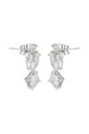 Shop_Varnika Arora_White Cz Everlasting Vows Earrings _at_Aza_Fashions