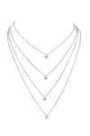 Shop_Varnika Arora_White Cz Waves Of Promise Necklace _at_Aza_Fashions