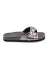 Buy_Sole Fry_Grey Glide Leather Footbed Flats _Online_at_Aza_Fashions