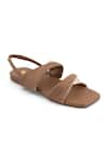 Shop_Sole Fry_Brown Sea Foam Sandals _at_Aza_Fashions