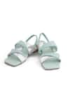 Buy_Sole Fry_Blue Sea Foam Back Strap Sandals _at_Aza_Fashions