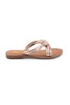 Buy_Sole Fry_Rose Gold Jenny Knotted Metallic Straps _Online_at_Aza_Fashions