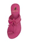 Shop_Sole Fry_Pink Tassel Madhuri Kolhapuri Flats _Online_at_Aza_Fashions