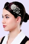 Shop_Moyolu_Purple Embroidery Jelly Fish Motif Headband _Online_at_Aza_Fashions