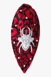 Buy_Moyolu_Red Embroidery Spider Motif Headband _Online_at_Aza_Fashions