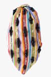 Moyolu_Multi Color Embroidery Beads Headband _Online_at_Aza_Fashions