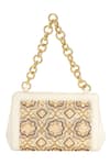 Shop_The Leather Garden_Ivory Adia Embellished Potli Bag 