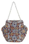 Buy_The Leather Garden_Multi Color Meera Crewel Embroidered Bag _Online