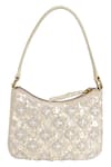 Buy_The Leather Garden_Ivory Bead Nadia Embellished Bag 