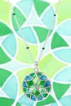 Buy_Manner_Blue Enamel Detailing Silver Pendant Necklace _at_Aza_Fashions