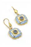 Shop_Manner_Blue Calcedony Sea Breeze Earrings _at_Aza_Fashions