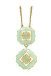 Shop_Manner_Green Calcedony Deep Dive Embellished Necklace _at_Aza_Fashions