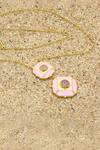 Shop_Manner_Pink Rose Quartz Deep Dive Stone Embellished Necklace _at_Aza_Fashions